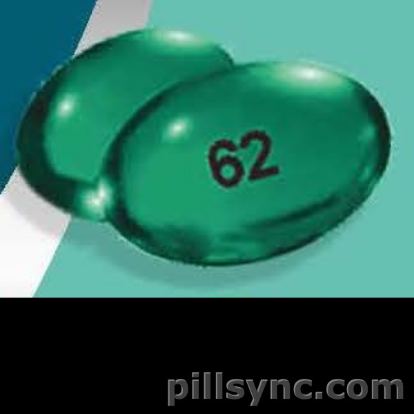 GREEN CAPSULE 62 - ibuprofen capsule liquid filled Pill Images