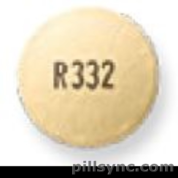YELLOW ROUND R332 pantoprazole 20 MG Delayed Release Oral Tablet Pill