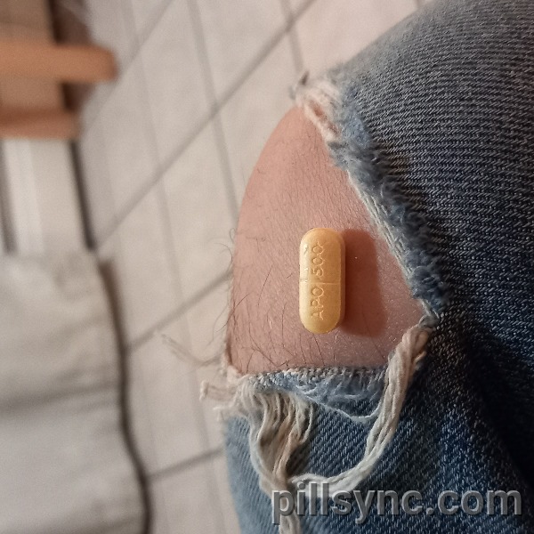 oval yellow APO 500 score Canada Naproxen Pill Images