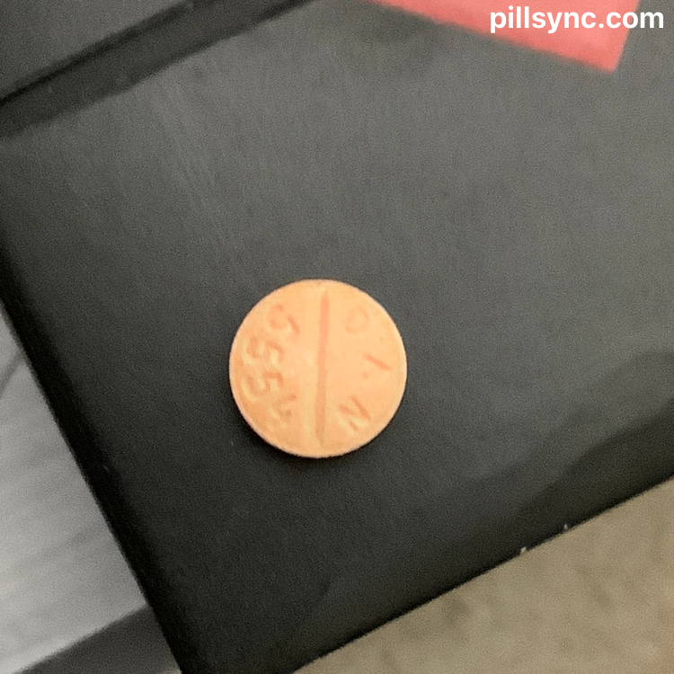 ORANGE ROUND DAN 5554 10 Propranolol Hydrochloride Propranolol