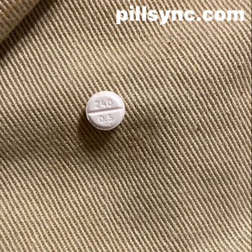 Watson 240 0.5 (lorazepam 0.5 mg)
